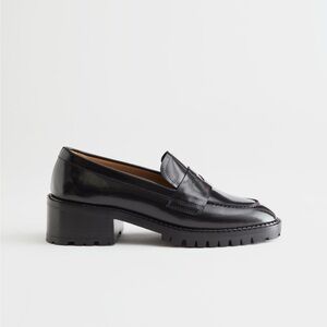 & Other Stories heeled loafers size 38 (7.5)